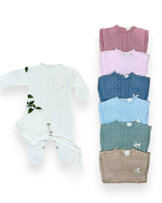 Babygrow Malha Algodão com Touca