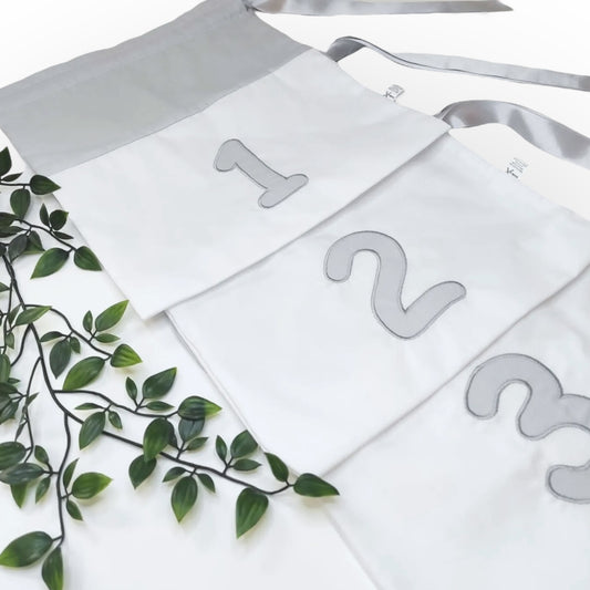Conjunto Sacos para Primeiras Roupinhas Números 1 2 3