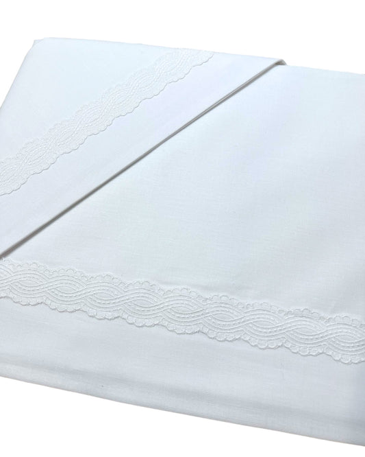 Lençol Algodão renda