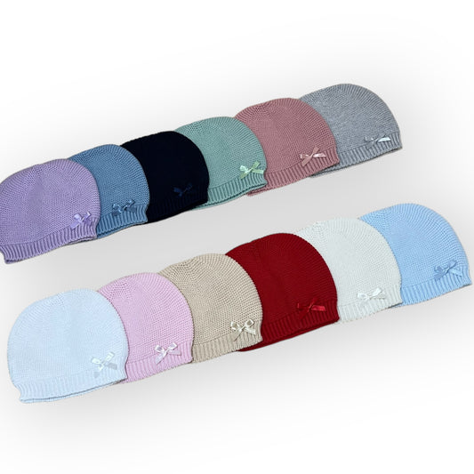 Gorro malha de algodão