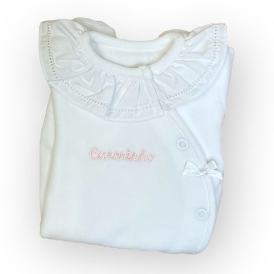 Babygrow Velvet Collar